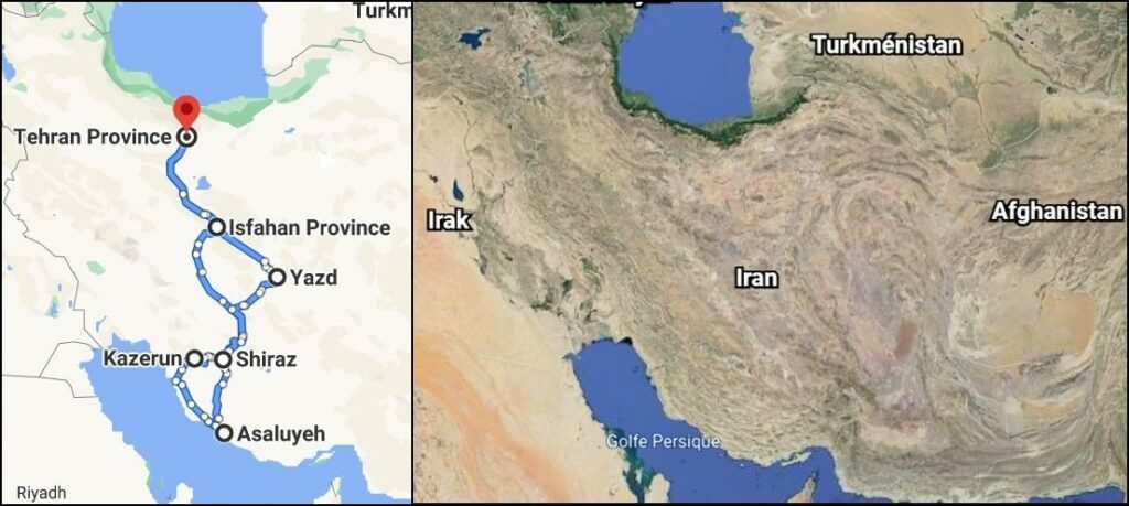 itinéraire de Voyage en Iran