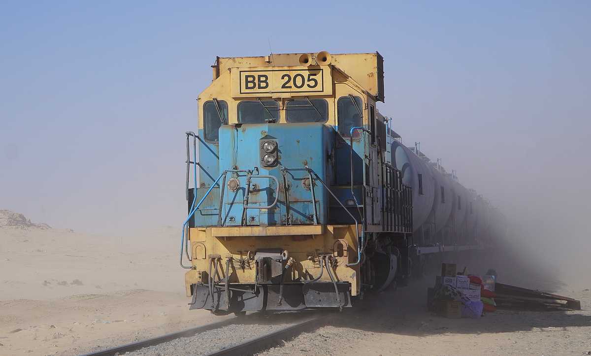 Prendre le train minéralier en Mauritanie