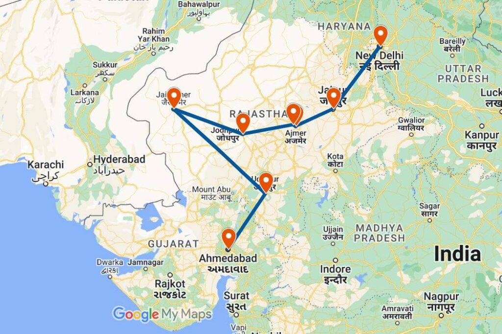 Itinéraire de 10 jours au Rajasthan