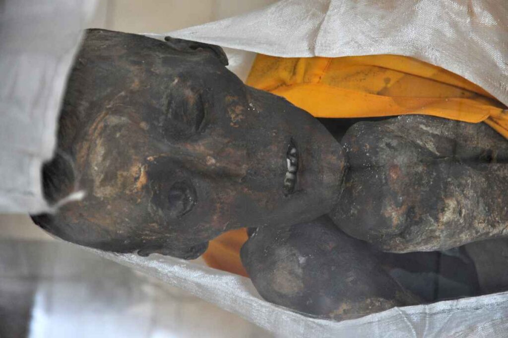 The mummy of the Gue monastery