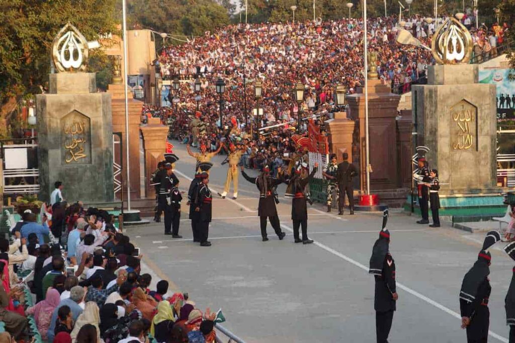 Wagah border ceremony