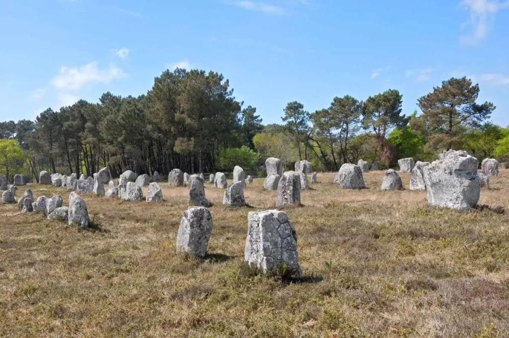 The Carnac Stones in Brittany
