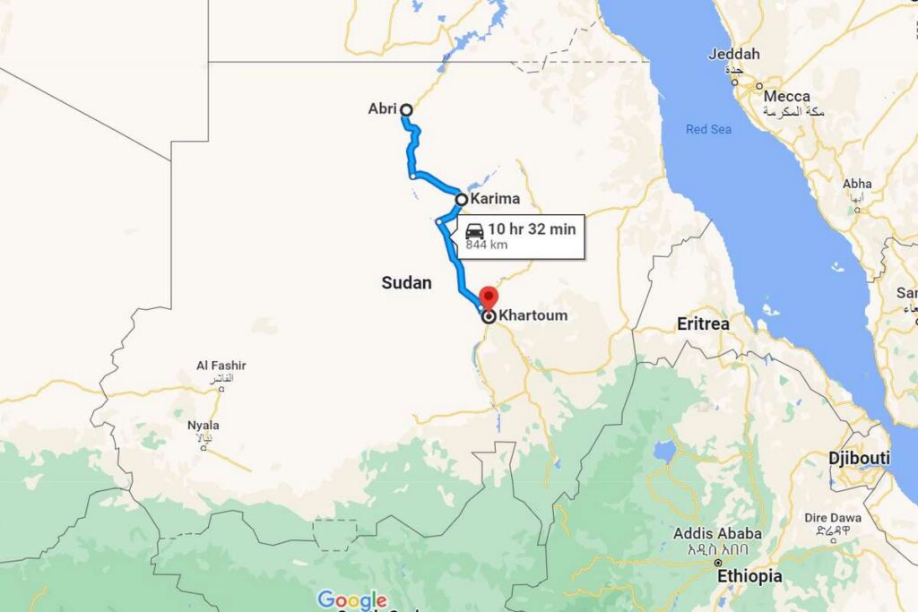 Faire de l'autostop en Afrique, au Soudan