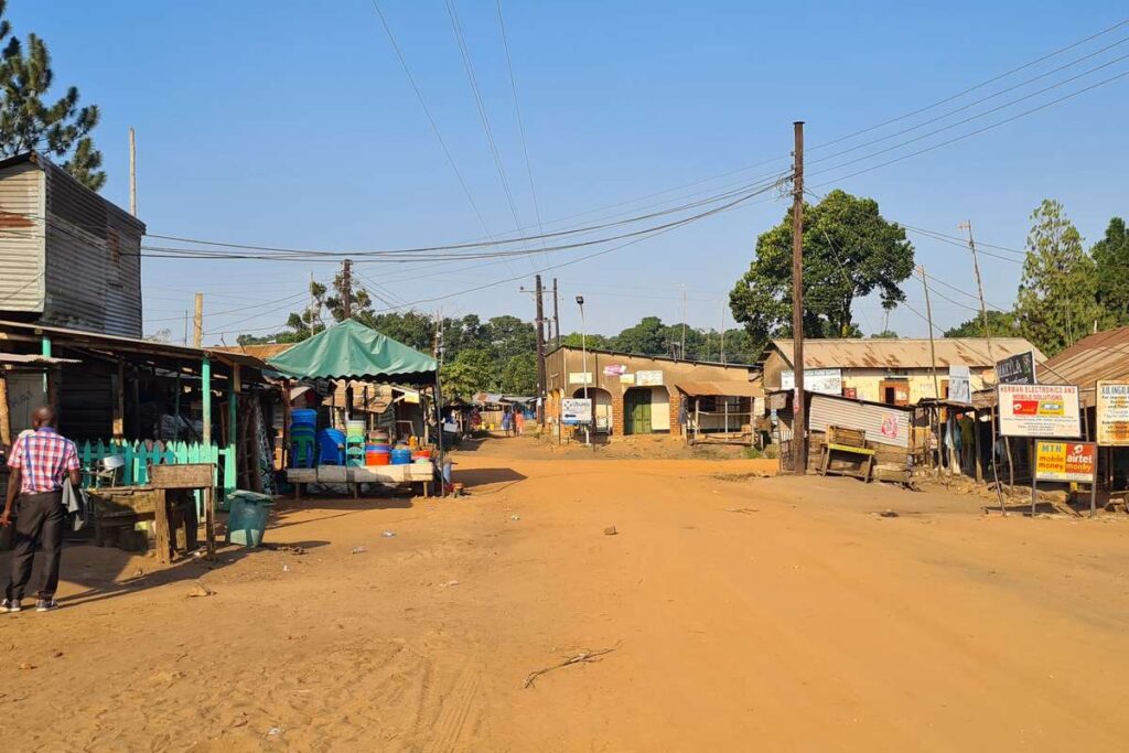 The village of Mwena near Kalangala