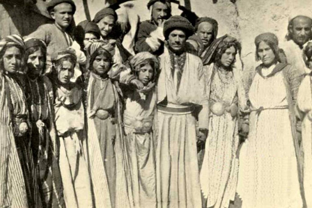 Old photo of Christian peoples in Iraqi Kurdistan