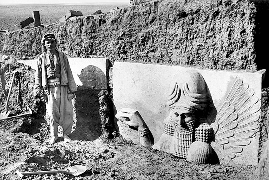 Archive photo of archeological site in Iraq