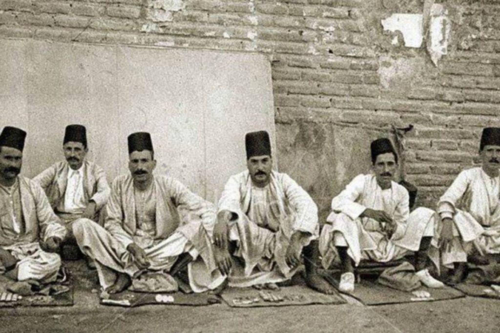 Iraqi Jews in Al Rasheed Street, Baghdad