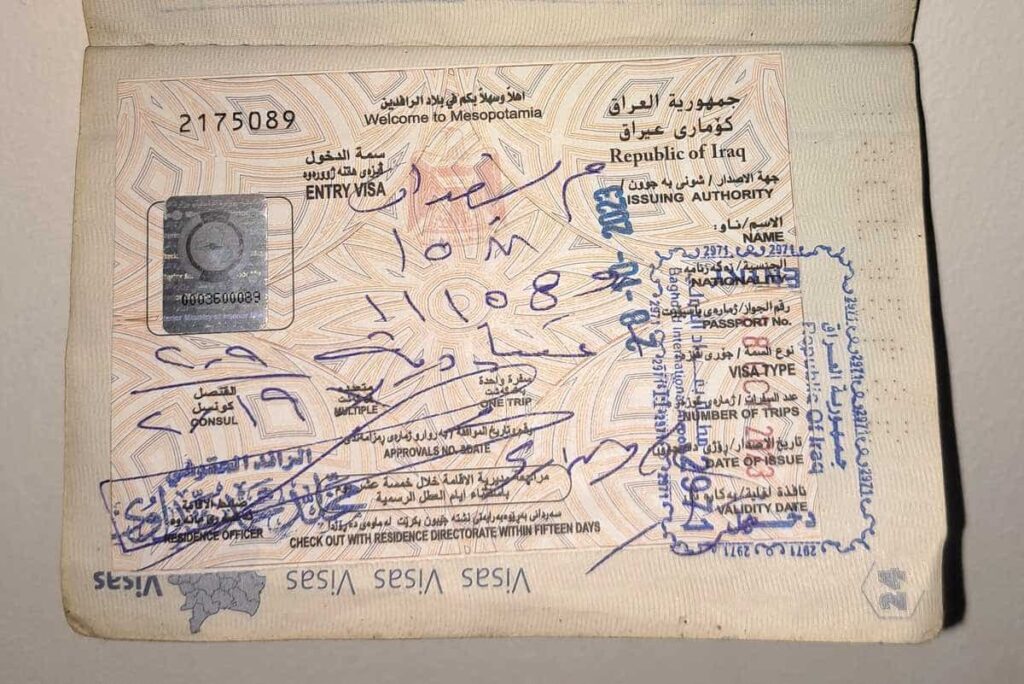 How to get a tourist visa for Iraq